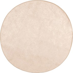 vidaXL Covor Runner MARSA Crem Ø 120 cm Poliester și PVC