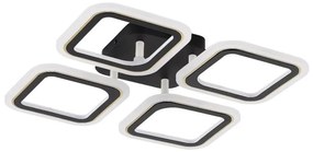 Plafonieră LED dimabilă Zuma Line MS232040R-BK STELLAR LED/30W/230V 3000-6000K negru + telecomandă