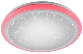 Plafonieră LED RGB dimabilă LUISA LED/28W/230V Leuchten Direkt 15220-16 + telecomandă