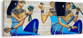 Tablou - Picturi egiptene (120x50 cm)