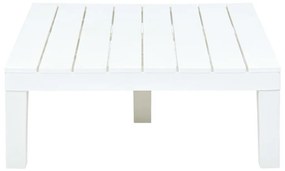 Masa de gradina, alb, 78 x 78 x 31 cm, plastic 1, Alb