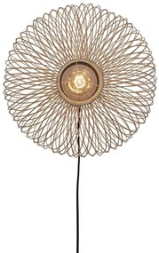 Aplica de perete eco din bambus Cango S 40x20, nat