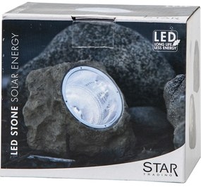 Decorațiune solară LED pentru exterior Star Trading Stone, înălțime 11 cm