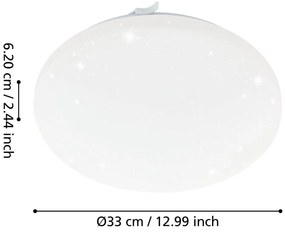 Plafonieră albă LED FRANIA-S – EGLO