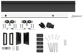 Ușă glisantă sticlă sablată ASB-004