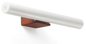 Aplica LED oglinda, tablou IP44 CALMA terracotta/opal 30cm