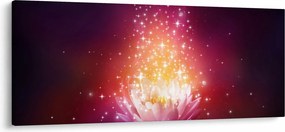 Tablou cu floare de lotus (120x50 cm)