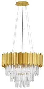 Lustra suspendata design elegant MAGNOLIA aurie