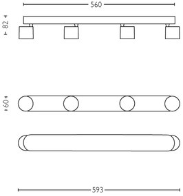 Spot LED dimabil STAR 4xLED/4,5W/230V Philips 56244/31/P0