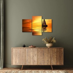 Tablou - Sailboat la apus de soare (90x60 cm)