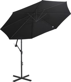Outsunny Umbrelă pendul Umbrelă de soare cu manivelă | Aosom Romania