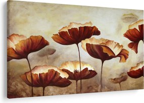Tablou flori roșii (90x60 cm)