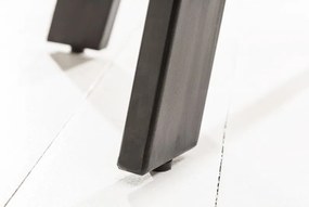 Masa rotunda, Masa bistro Iron Craft mango natur, 80cm