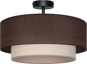 BRILAGI - Plafonieră LED BOHO ECO 1xE27/10W/230V Ø 40 cm maro/crem