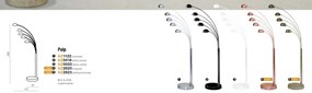 Lampadar design modern Palp chrome