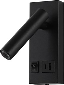 Aplica LED Klausen Smarty B 2W 3000K Negru 14.5x15x6 cm Design Modern Minimalist Iluminat Accent Interior Durabila Eficienta Energetica Calitate