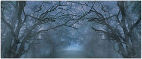 Tablou - Pădurea în ceață (120x50 cm)