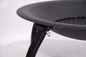 Vatră cu grătar și capac Cattara Vesuv, ø 48 cm