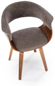 Scaun K545 gri/nuc H83 cm