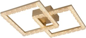 JUST LIGHT. 14732-60 - Plafonieră LED GLITRA LED/17,5W/230V aurie