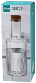 Carafă din sticlă cu dop de plută 4Home Serve,1 l