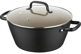 Florina Oală din aluminiu Carina Black 5,2 l, 28 cm, diam. 28 cm