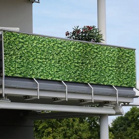 Paravan de balcon FRUNZE VERZI, 85 X 500 cm