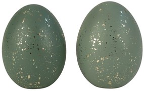 Ou ceramic GOLD FLECKS 14 cm verde - mai multe variante