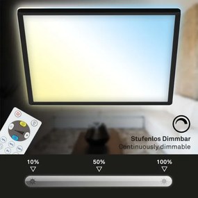 Plafonieră LED dimabilă Briloner 7082-015 SLIM LED/18W/230V 2700-6500K + telecomandă