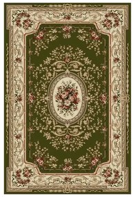 Covor verde cu medalion 568 Selectează mărime: 080 X 150