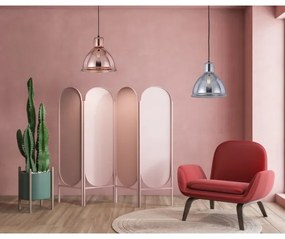 Lustră pe cablu CREATE 1xE27/11W/230V roz-auriu Klausen 111012