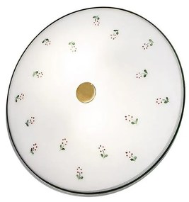 Kolarz 731.U12.4.70- Plafonieră NONNA 2xE14/60W/230V Ø32 cm verde/alamă