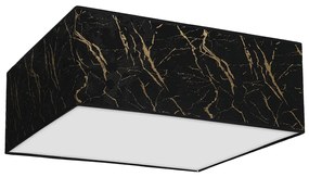 Plafoniera design modern SENSO negru, auriu, 50x50cm