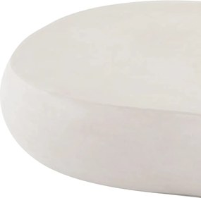 Masuta de cafea design LUX pentru interior si exterior Prime crem