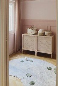 Coș de jucării pentru copii roz deschis din material textil 30x20x20 cm Swan Rose – Lorena Canals