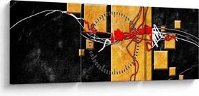 Tablou abstract - Dansatoare (cu ceas) (90x30 cm)