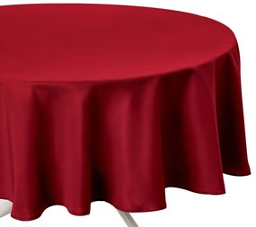 Fata de masa rotunda rezistenta la pete, decor practic pentru masa