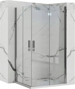 Cabina dus Rea Molier Chrome Double 90x90