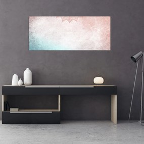 Tablou - Mandala pe zid 2 (120x50 cm)