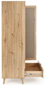 Dulap pentru haine Rustico, stejar artisan