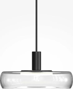 Lustra LED suspendata Float sticla transparenta