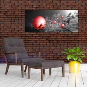 Tabloul bilelor roșii (120x50 cm)