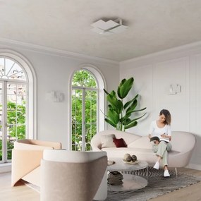 Aplică perete CELIA 2xG9/40W/230V crom/alb