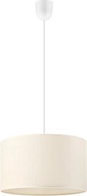 Lustră suspendată pe cablu SIRJA PLISADO 1xE27/15W/230V Ø 35 cm crem
