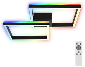 Lustră LED RGBW dimabilă aplicată FRAME 2xLED/17W/230V 2700-6500K Brilo + telecomandă