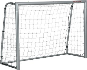 SPORTNOW Poarta de fotbal 6ft x 2ft, Plasa de fotbal pentru gradina cu tarusi de sol, montare rapida si simpla, Poarta pentru antrenament