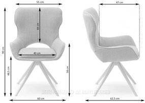 Scaun Marge (cupru + negru). 1111156