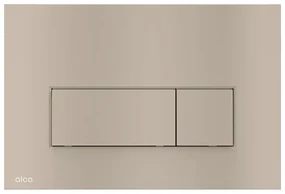 Clapeta de actionare, Alcadrain, Thin, cu doua volume, nickel mat