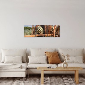 Tablou - Remorcă (cu ceas) (90x30 cm)
