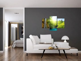 Tablou - cascadele în djunglă (90x60 cm)